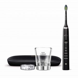 Philips Sonicare Diamond Clean Classic Rechargeable 5 brushing modes, Electric Toothbrush with premium travel case, Black, HX9351/57