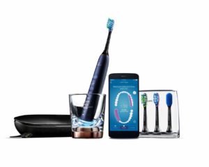  Philips Sonicare DiamondClean Smart 9750 Rechargeable Electric Toothbrush, Lunar Blue HX9954/56 Oral B Vs Philips Sonicare
